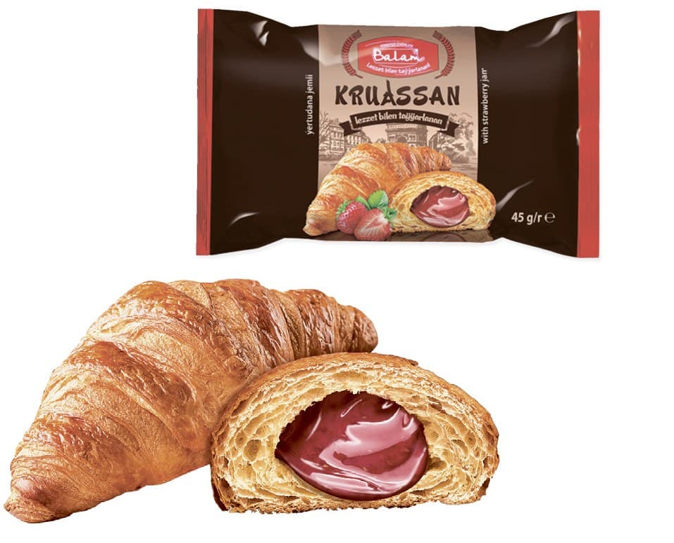 Круассан с Клубничным Джемом
