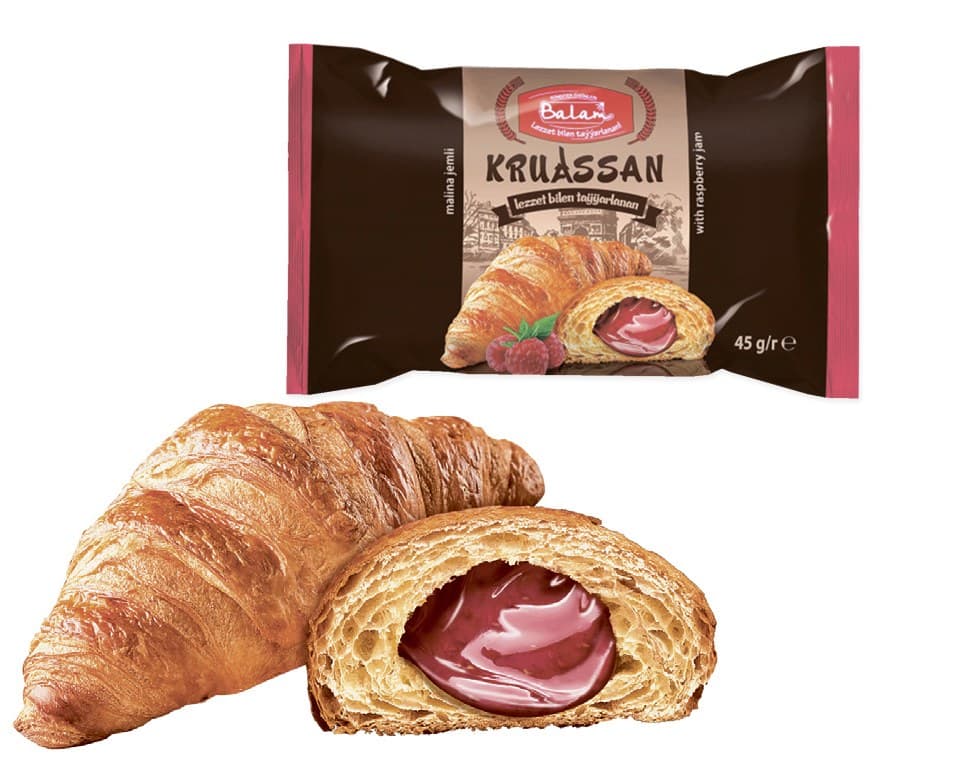 Круассан с Малиновым Джемом