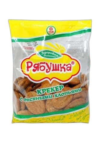 Крекер РЯБУШКА с овсяными хлопьями